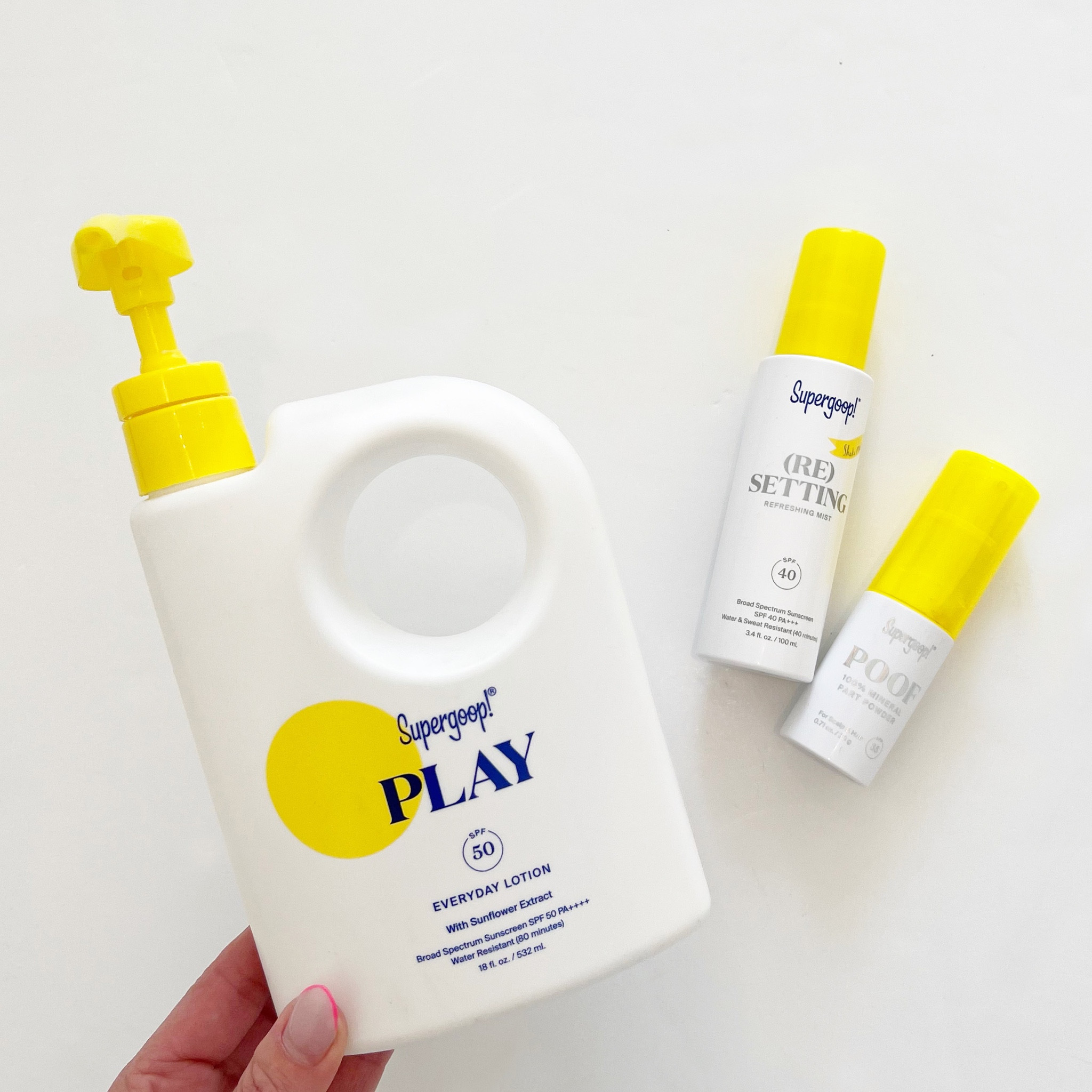 My Supergoop! faves and they’re currently 20% with code FF20. Sale ends 9/20. #supergoop #sunscreen

#LTKsalealert #LTKtravel #LTKswim