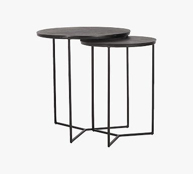 Piper Round Metal Nesting Tables | Pottery Barn (US)