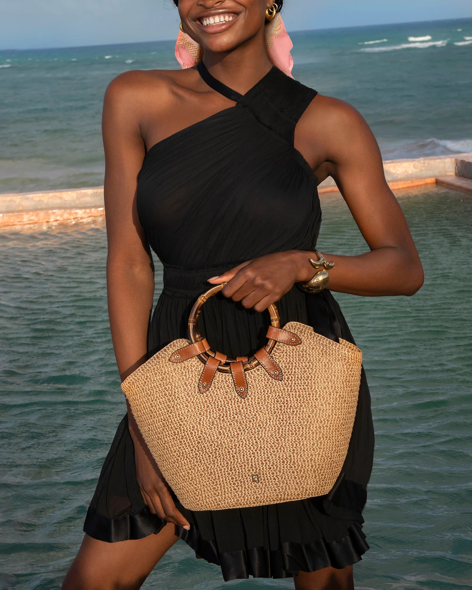 My Way Jr. Straw Crossbody Bag | Eric Javits
