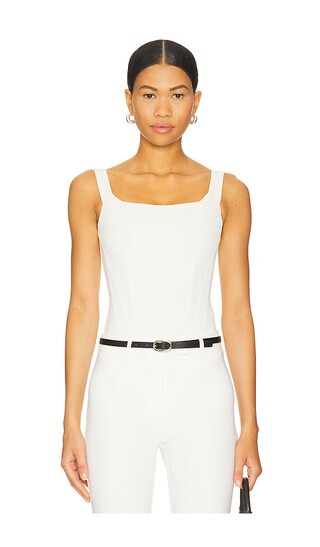 Scuba Corset Bodysuit in Cloud White001 | Revolve Clothing (Global)