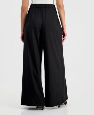 Bar III Women's Pleated Wide-Leg Pants, Macy's Exclusive - Macy's | Macy's