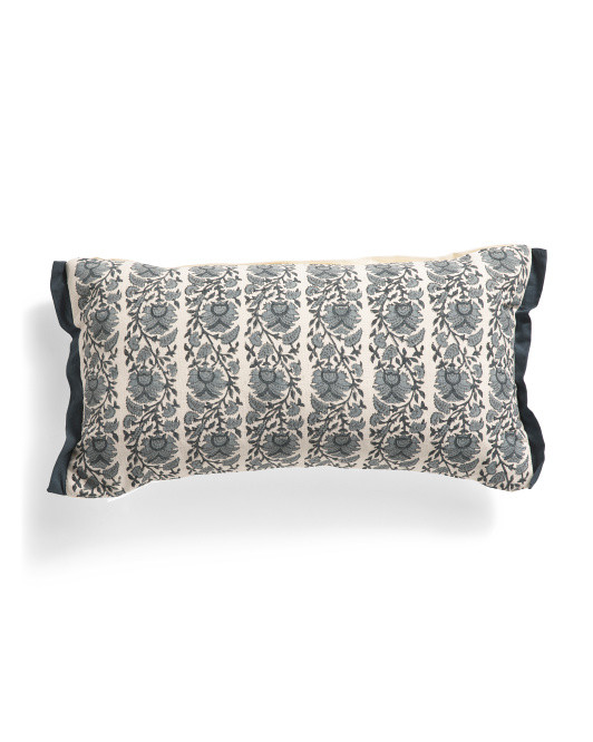 14x26 Block Print Pillow | TJ Maxx