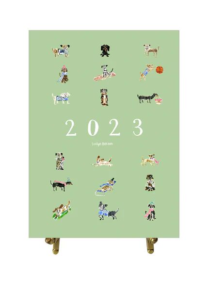2023 Desk Calendar, Dog Edition | Evelyn Henson