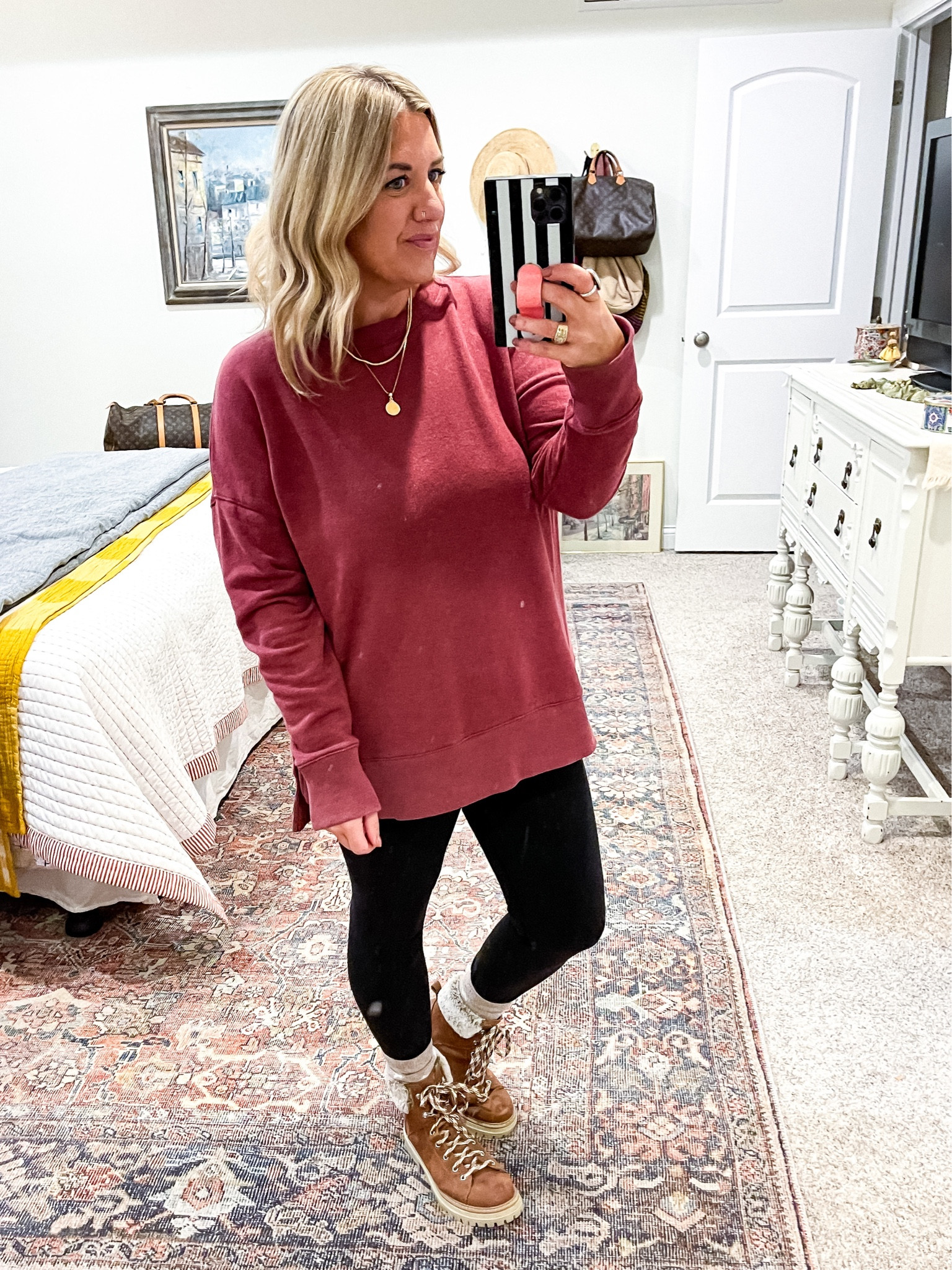 Time and tru tunic sweater sale