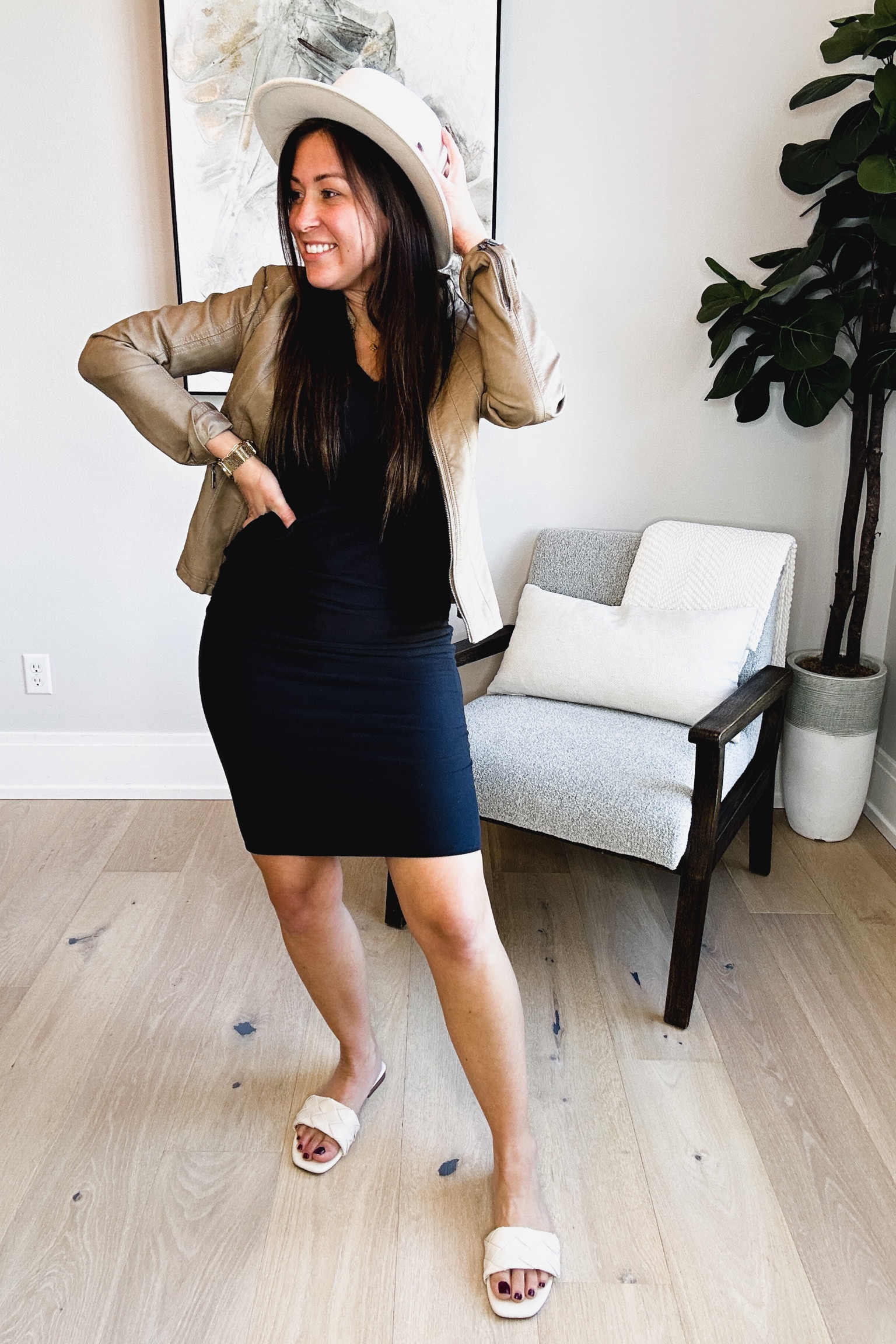 $10!!! ...Size up one! …in this double layer, butter soft dress 🖤 The black is such a classic look 🤩

#LTKwedding #LTKtravel #LTKunder50