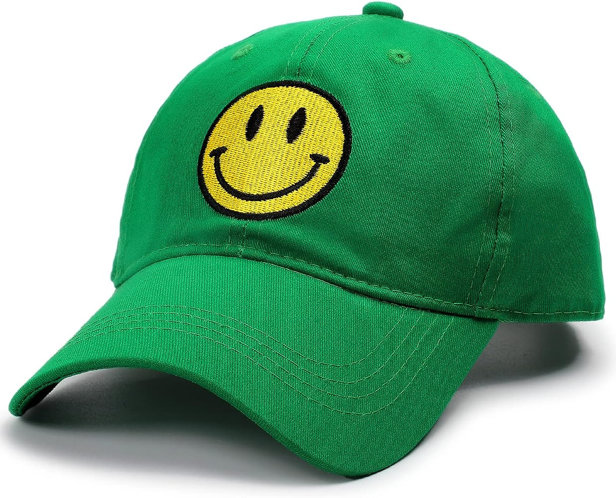 SONMONY Smile Face Trucker Hat Washed Dad Hat for Men Women Cute Baseball Caps Unstructured Smile... | Amazon (US)
