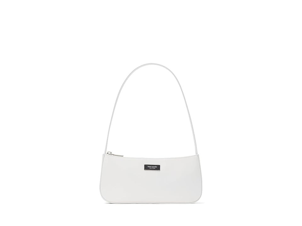 Kate Spade New York Sam Icon Ksnyl Shoulder Bag Shoulder Women's Handbags White Dove, Leather/Nylon | Zappos