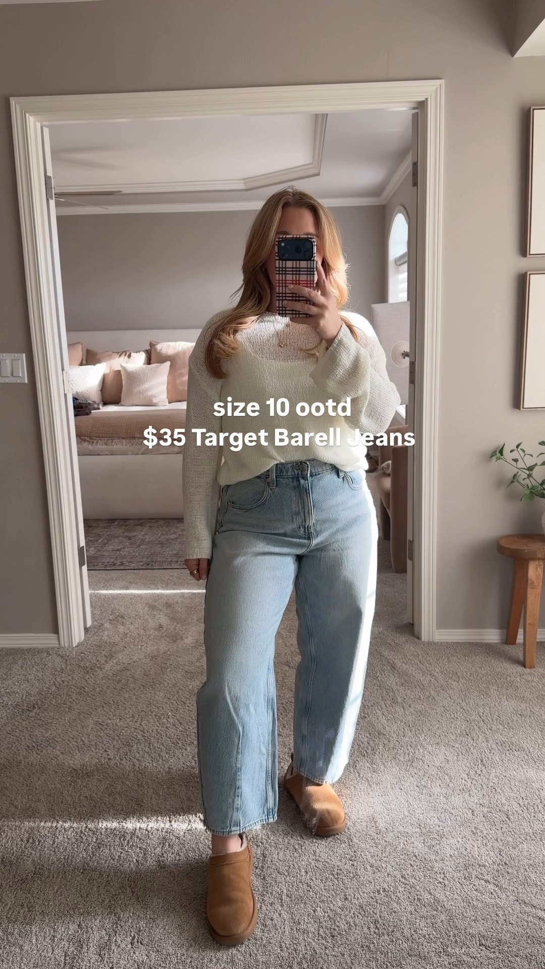 Size 10 causal ootd 🩵🤍 jeans are currently marked down to $21 for cyber week! 

#LTKSaleAlert #LTKCyberWeek #LTKootd