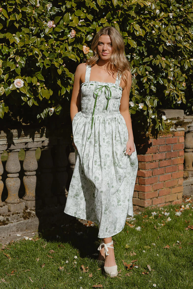 Verdi Floral Midi Dress | Confête