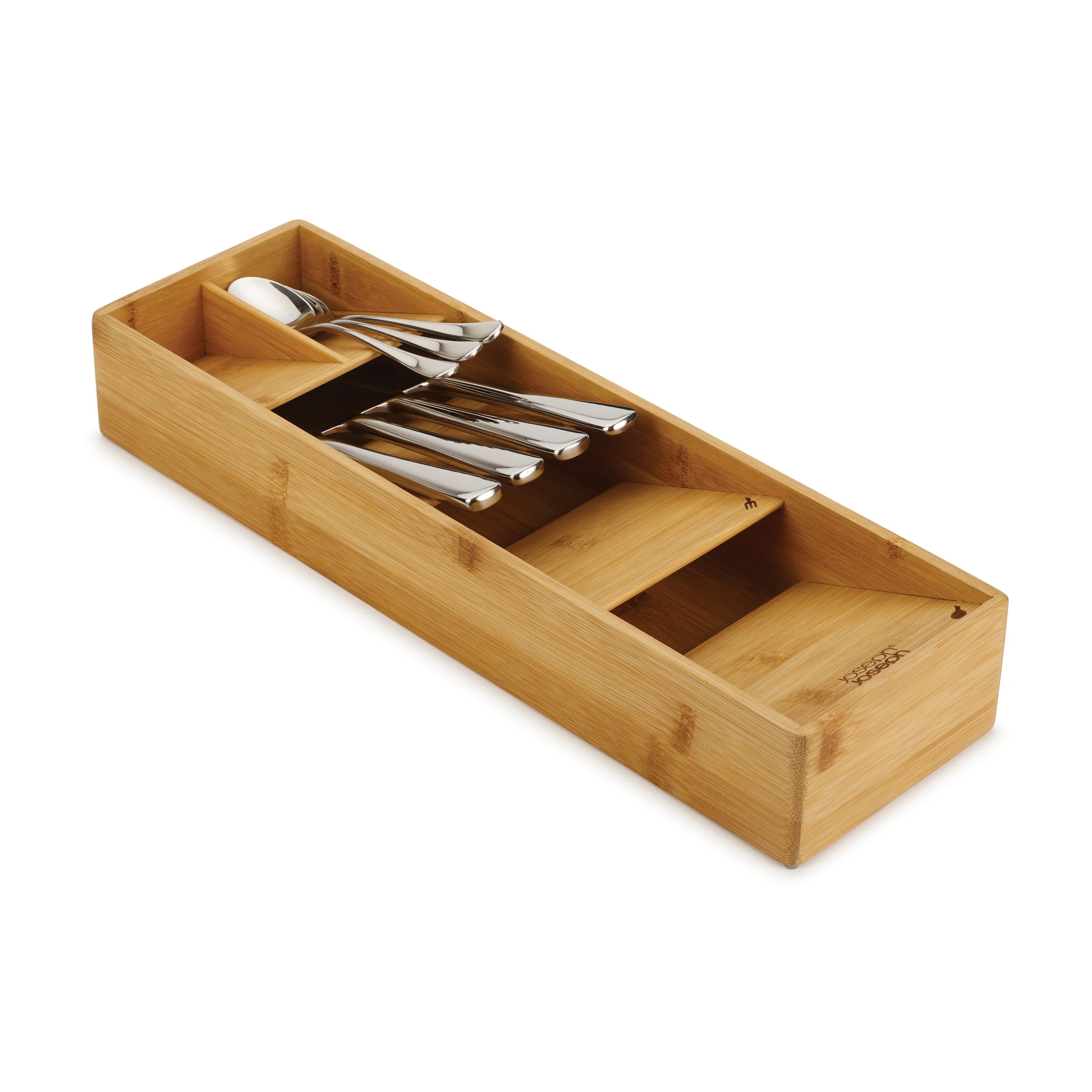 Joseph Joseph DrawerStore Compact Bamboo Silverware Organizer & Reviews | Wayfair | Wayfair North America