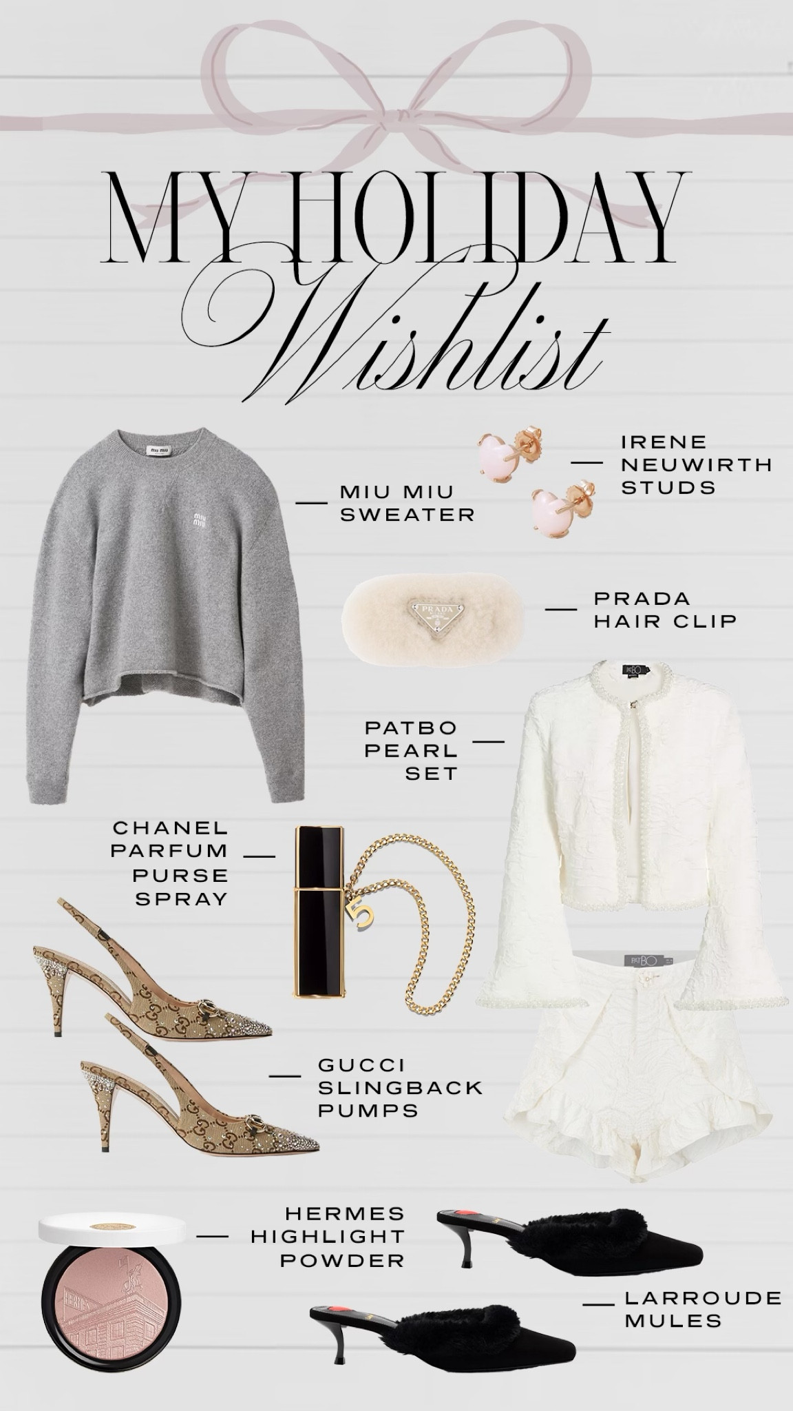 My Holiday Wishlist🤍🤍so chic!