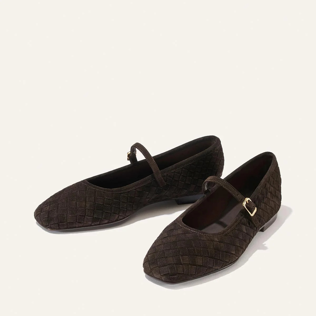 The Fonteyn Jane - Dark Chocolate Woven Pasado Suede | Margaux