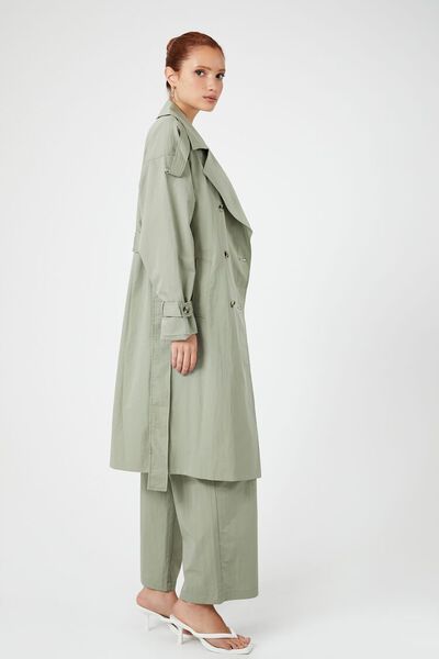 Double-Breasted Trench Coat | Forever 21 | Forever 21 (US)