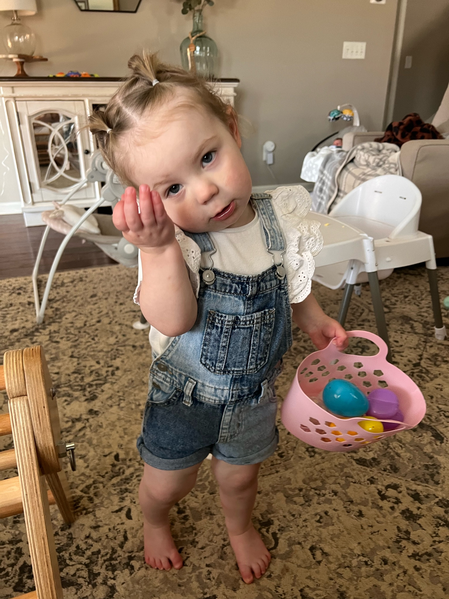 Toddler girls denim overall shorts
Shirt is Zara! 

#LTKfamily #LTKbaby #LTKkids