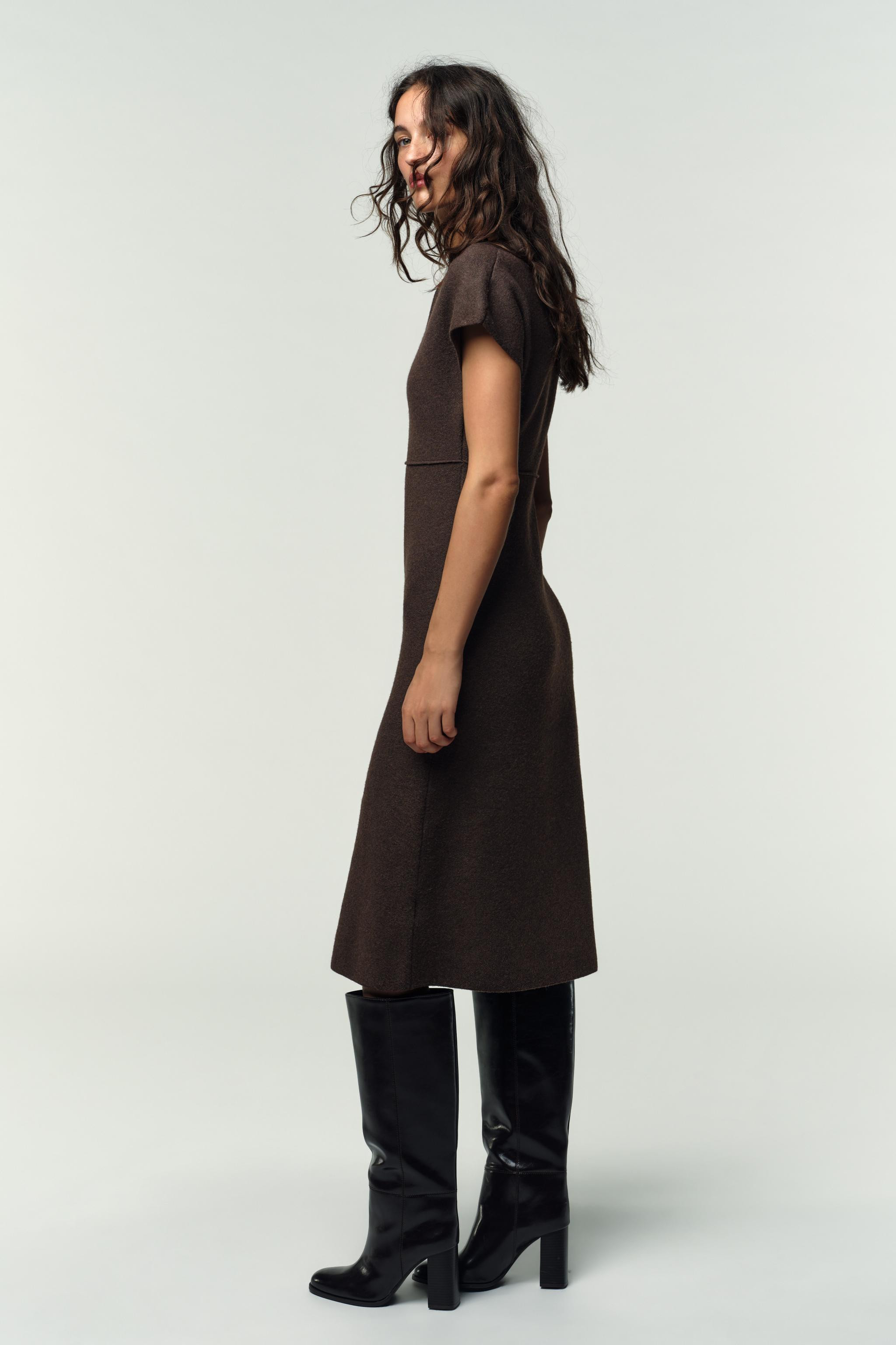 KNIT MIDI DRESS | Zara US