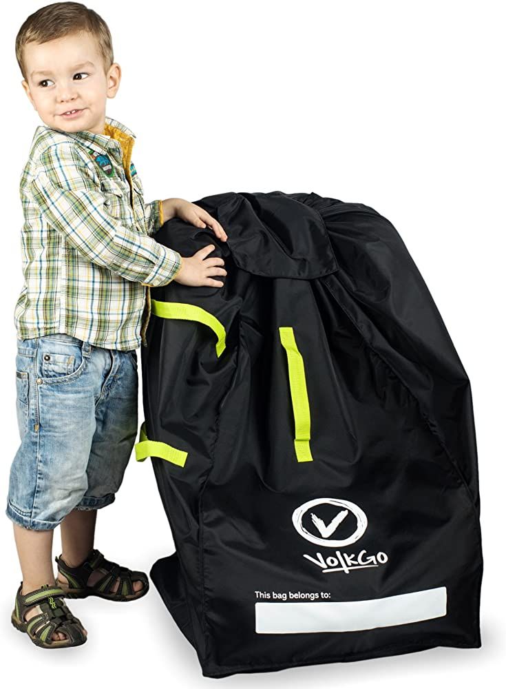 V VOLKGO Durable Car Seat Travel Bag with E-Book - Ideal Gate Check Bag for Air Travel & Saving Mone | Amazon (US)