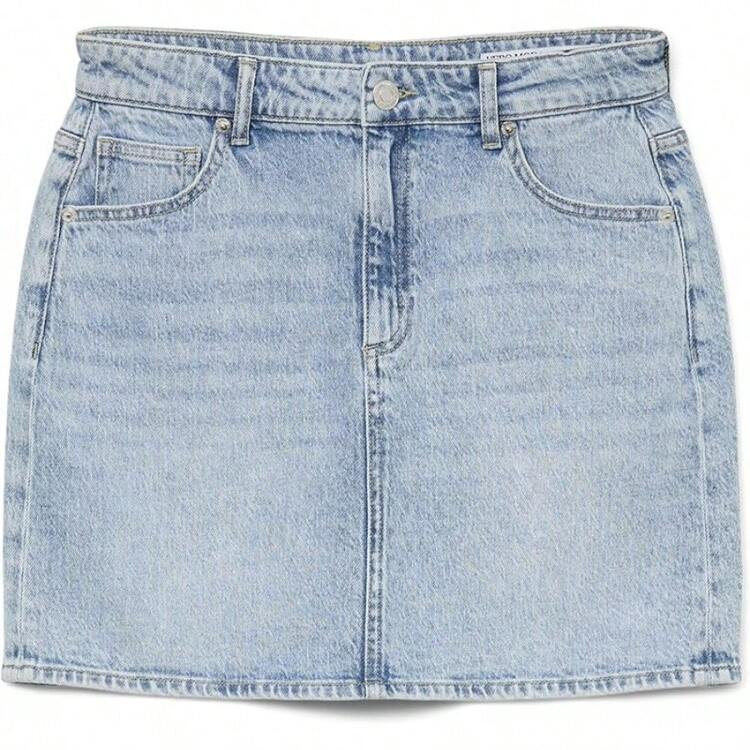 Damen Jeans Rock VMTessa Kurzer Damenrock Mit Taschen | SHEIN