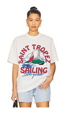 Stay Cool St. Tropez Sailing Tee in Cream from Revolve.com | Revolve Clothing (Global)