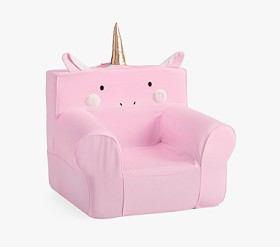 Kids Anywhere Chair®, Twill Unicorn | Pottery Barn Kids