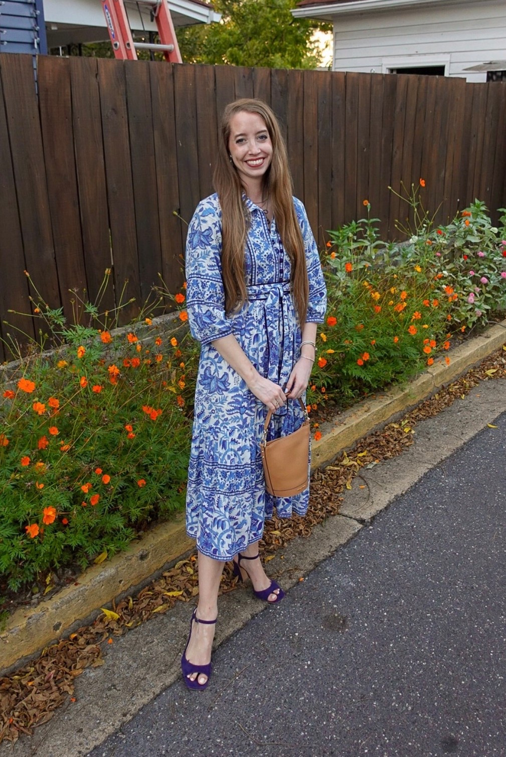 This block print dress is the perfect Sue Sartor flounce dress look for less! I sized up to a medium but could’ve gone with my true size small. 
.
Fall transitional dress 

#LTKStyleTip #LTKSeasonal #LTKFindsUnder100