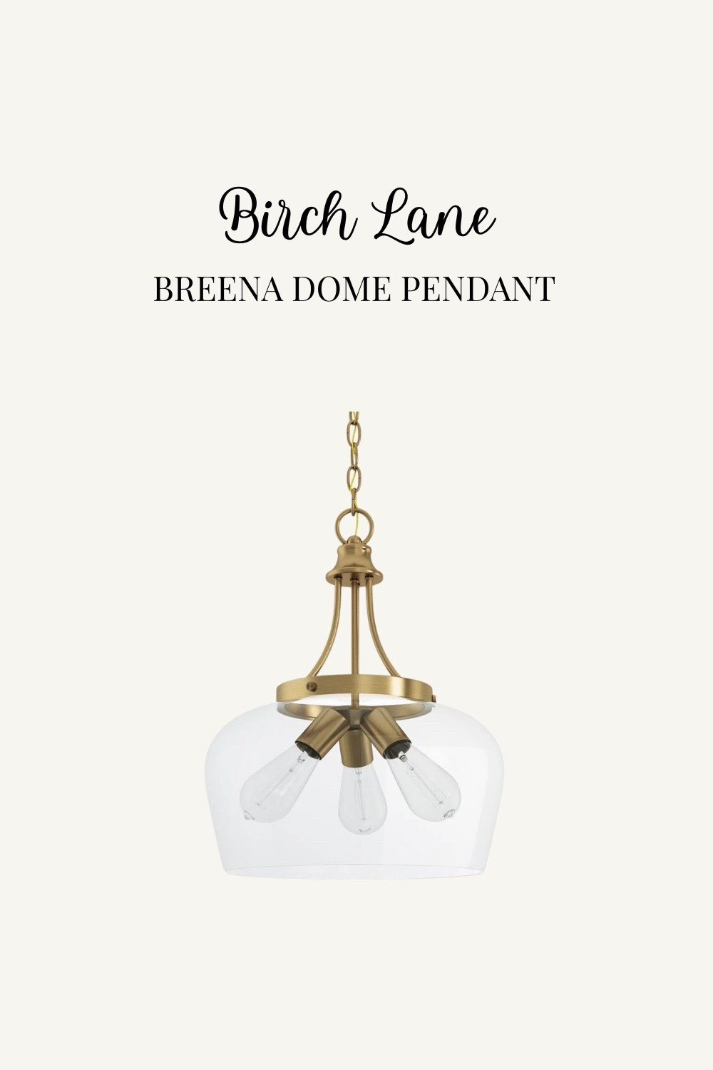Shop the Breena Dome Pendant by Birch Lane!