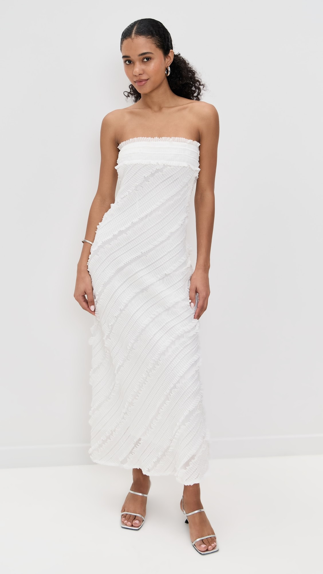 Strapless Ruffled Maxi Dress | Shopbop