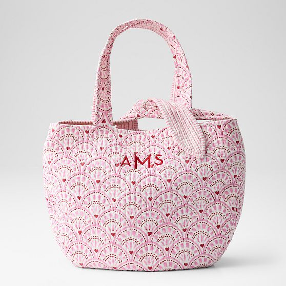 Block Print Quilted Tie Tote | Mark and Graham