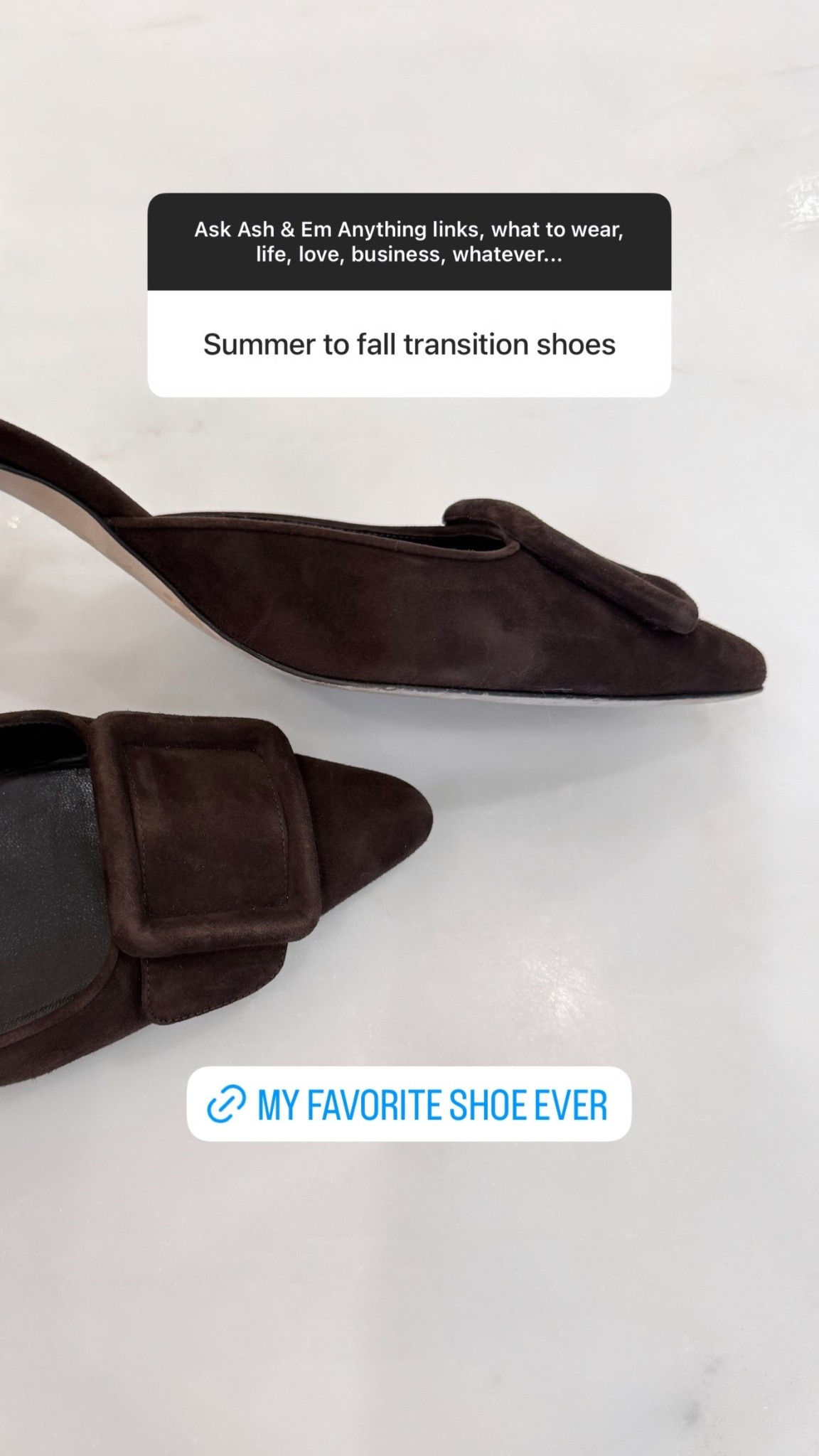 Em’s favorite shoes in the whole world. The Manolo Maysale 

#LTKStyleTip