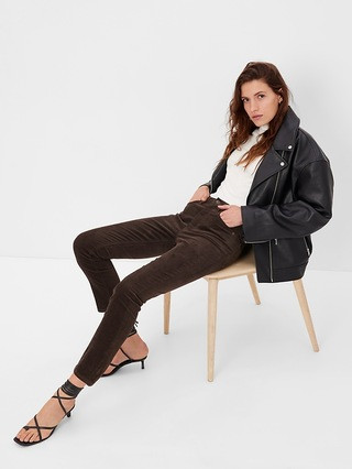 High Rise Corduroy Vintage Slim Jeans with Washwell | Gap (US)