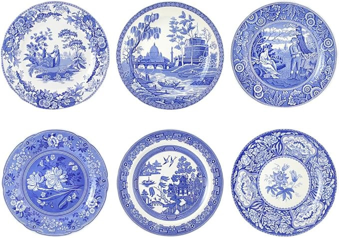 Blue Room Georgian Plates 10.5" Set of 6 | Amazon (US)