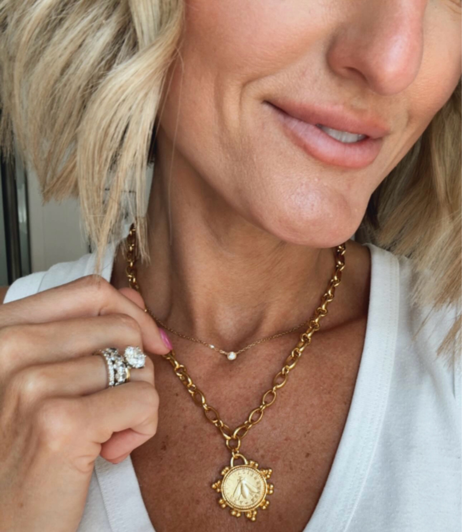 This necklace is currently 25% off today on Shopbop if you’re an Amazon Prime member! One of my favorite layering pieces! 

Loverly Grey, Shopbop finds, Amazon prime day, prime day deals, necklace, gold jewelry, statement necklace 

#LTKxPrimeDay #LTKSaleAlert