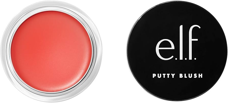 e.l.f. Putty Blush, Creamy & Ultra Pigmented Formula, Infused with Argan Oil & Vitamin E, Fiji, 0... | Amazon (US)