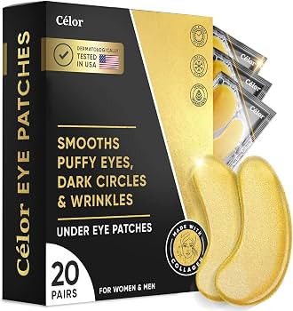 Under Eye Patches (20 Pairs) - Eye Patches For Puffy Eyes And Dark Circles - Under Eye Mask For B... | Amazon (US)
