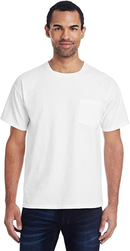 Hanes Comfortwash Garment Dyed Short Sleeve Tee | Amazon (US)