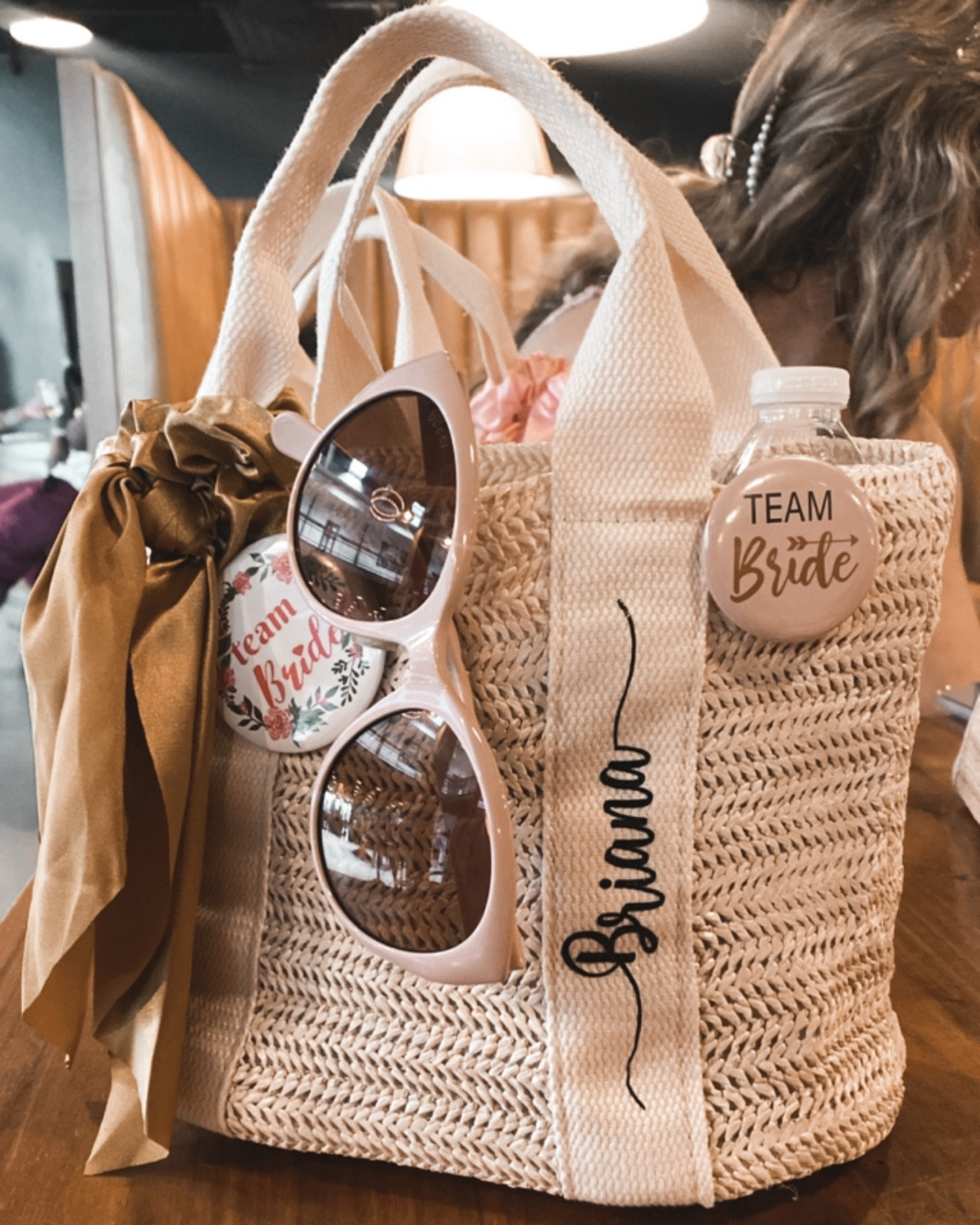 Bridesmaid basket bag - perfect for the winery or poolside. Carries all the essentials! 

#LTKwedding #LTKitbag #LTKSeasonal
