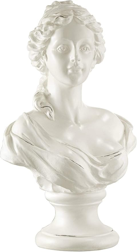 Kensington Hill Classic Roman 16" High White Female Bust Statue | Amazon (US)
