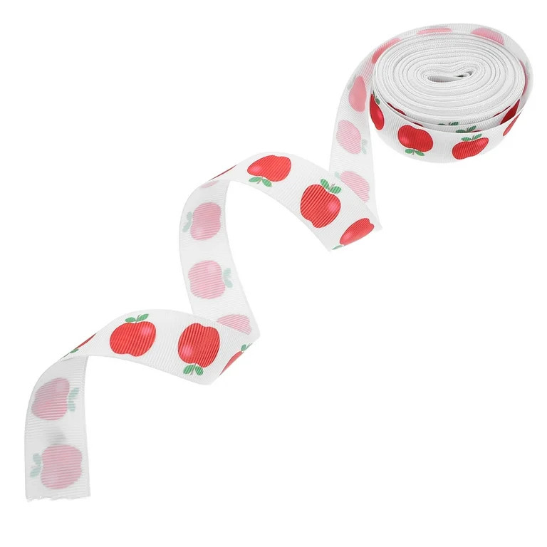 FRCOLOR 1 Roll Apple Themed Ribbon For Back To School Diy Crafting And School Decorations Comfort... | Walmart (US)
