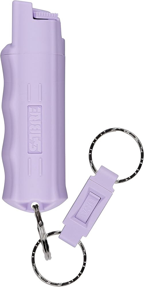 SABRE Pepper Spray, Quick Release Keychain for Easy Carry and Fast Access, Finger Grip for More A... | Amazon (US)