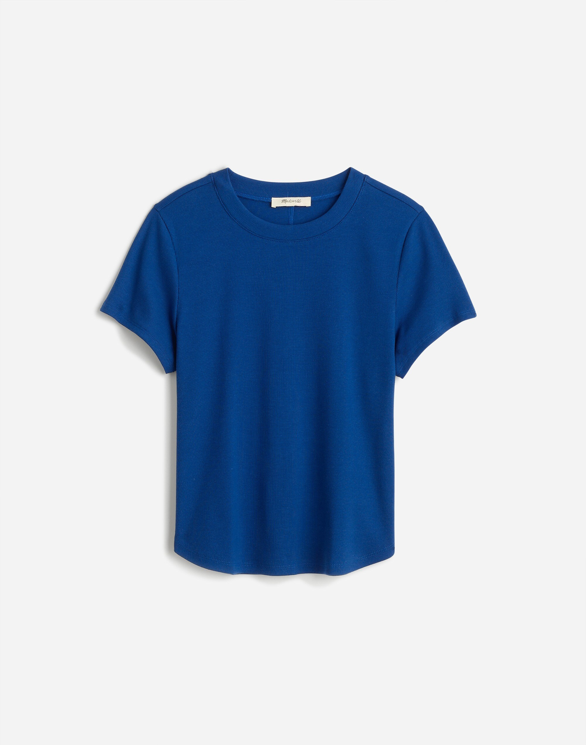 Drapey Rib Tee | Madewell | Madewell