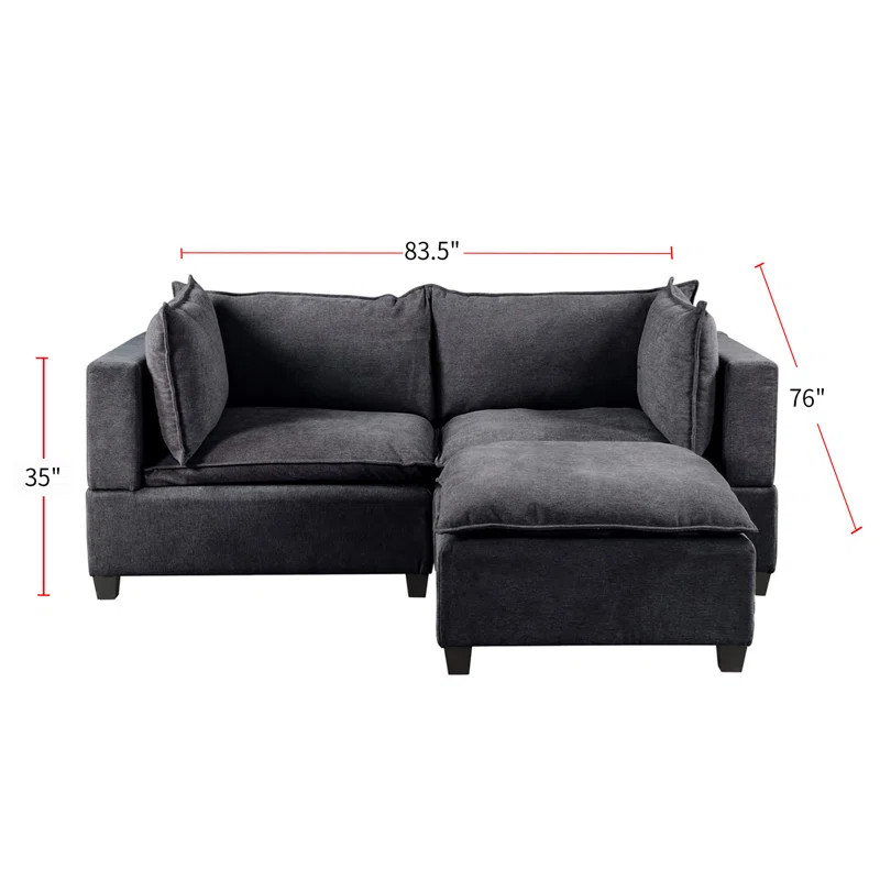 Auzie Upholstered Sectional | Wayfair North America