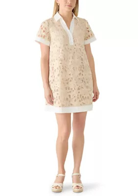 Women's Short Sleeve V-Neck Mini Dress | Belk