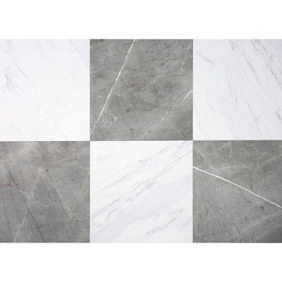 FloorPops 10ct 12"x12" Bonneville Peel and Stick Floor Tiles Gray | Target