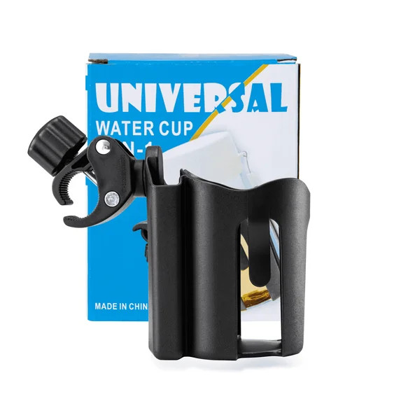 Cup Holder for Walker,Universal Holder with Clip,Cup Holder Stroller,Phone,Bike,Wheelchair(Black) | Walmart (US)