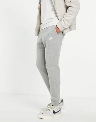 Nike cuffed Club jogger in grey BV2671-063 | ASOS (Global)