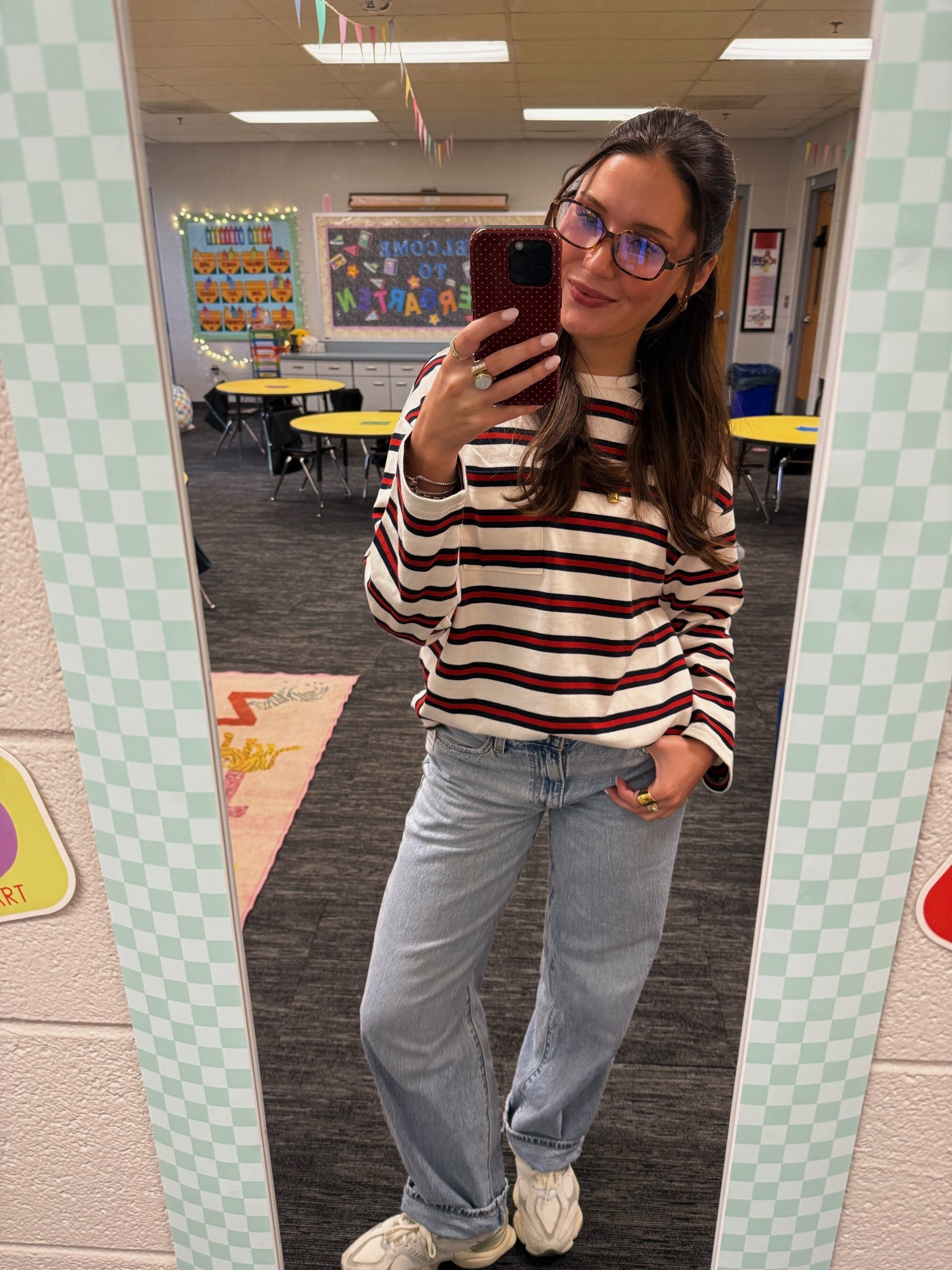 Top is sold out but I linked a similar one! 

#LTKFindsUnder100 #LTKStyleTip #LTKFindsUnder50