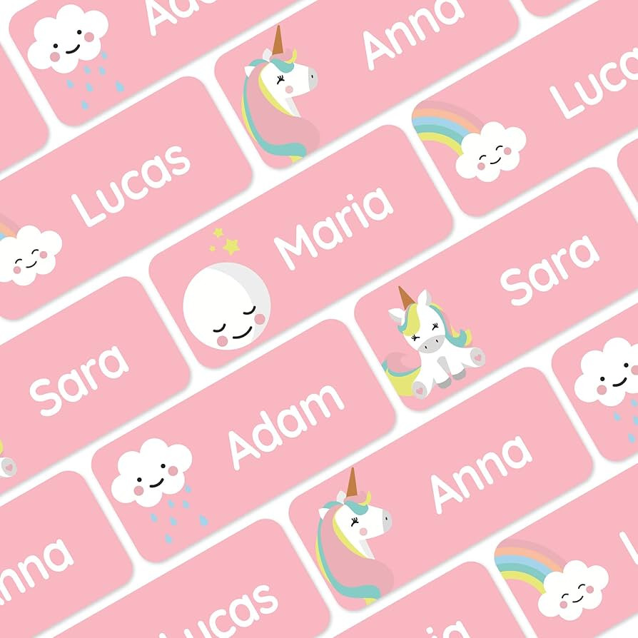 Klebekerlchen® | Namensaufkleber für Kleidung und Gegenstände (120 Stk. - 30x13 mm), personali... | Amazon (DE)