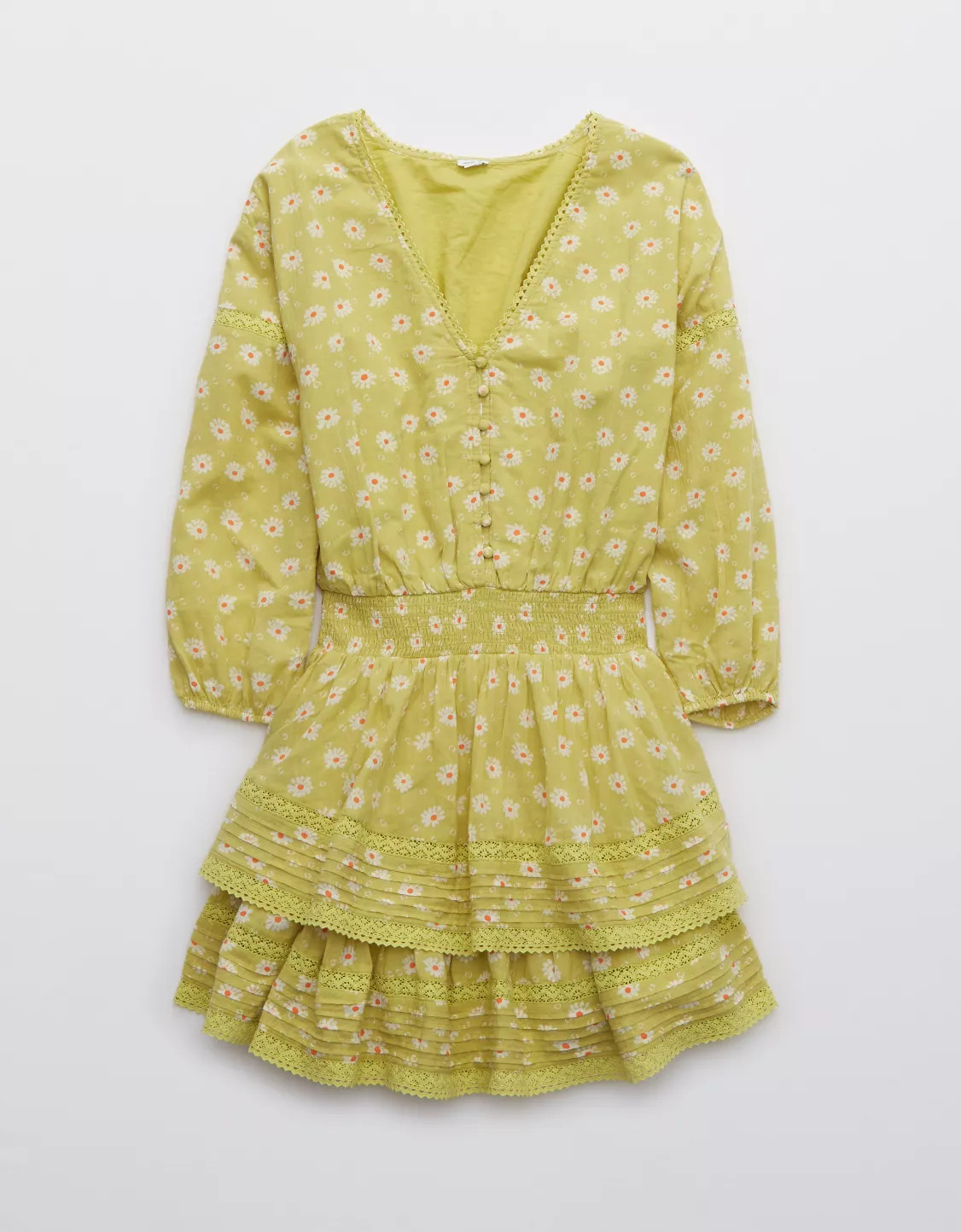 Aerie Rock 'n' Ruffle Mini Dress | American Eagle Outfitters (US & CA)