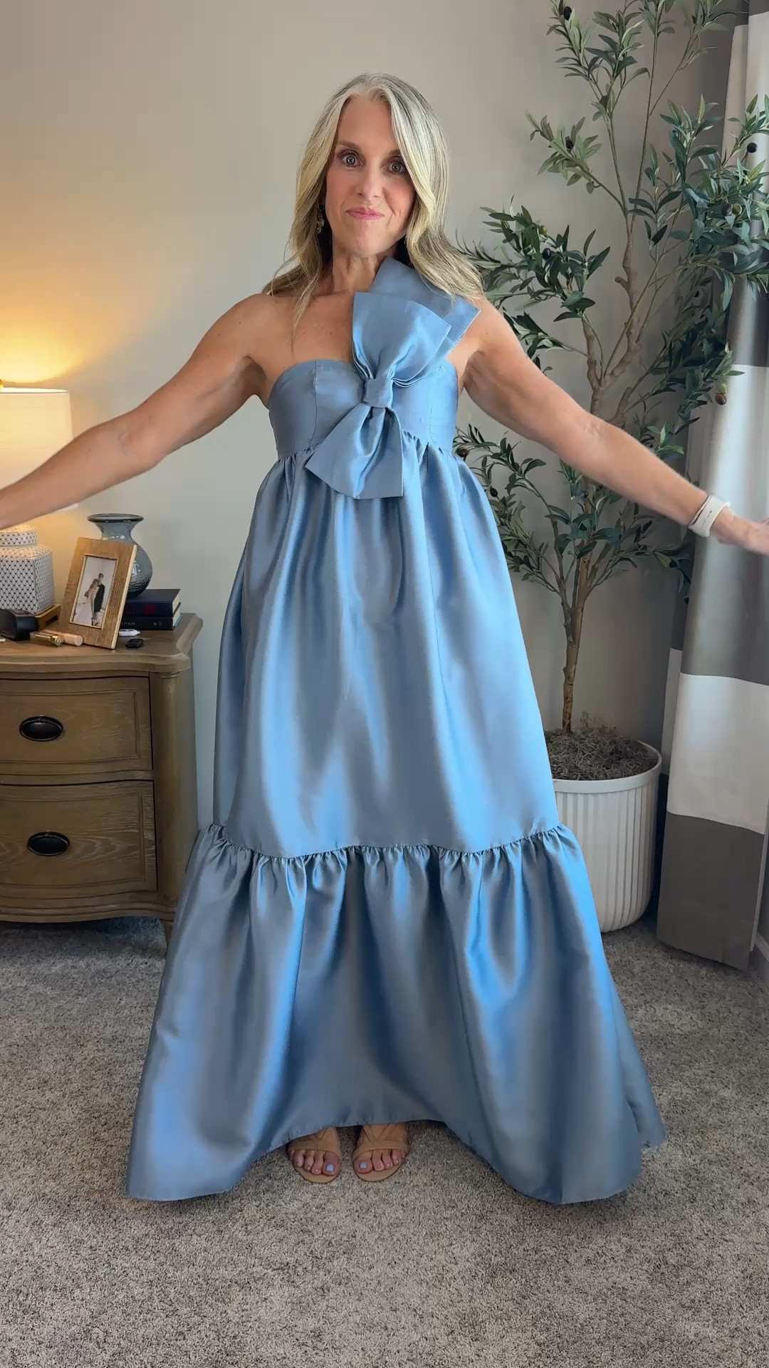 Wearing XS dress. Perfect wedding guest dress or bridesmaid dresses.

#LTKgrwm #LTKWedding #LTKOver40