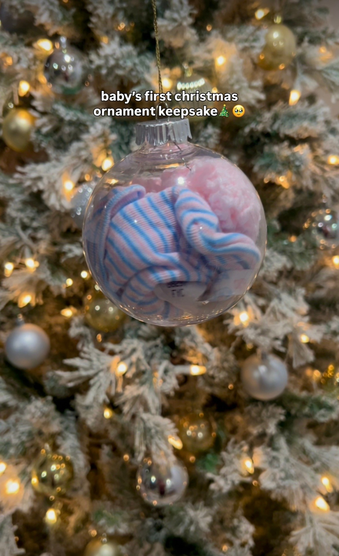 Beautiful Baby’s 1st Christmas keepsake and a great way to make use of your baby’s hospital items 🥹🫶🏽

#LTKHoliday #LTKBaby #LTKmomlife