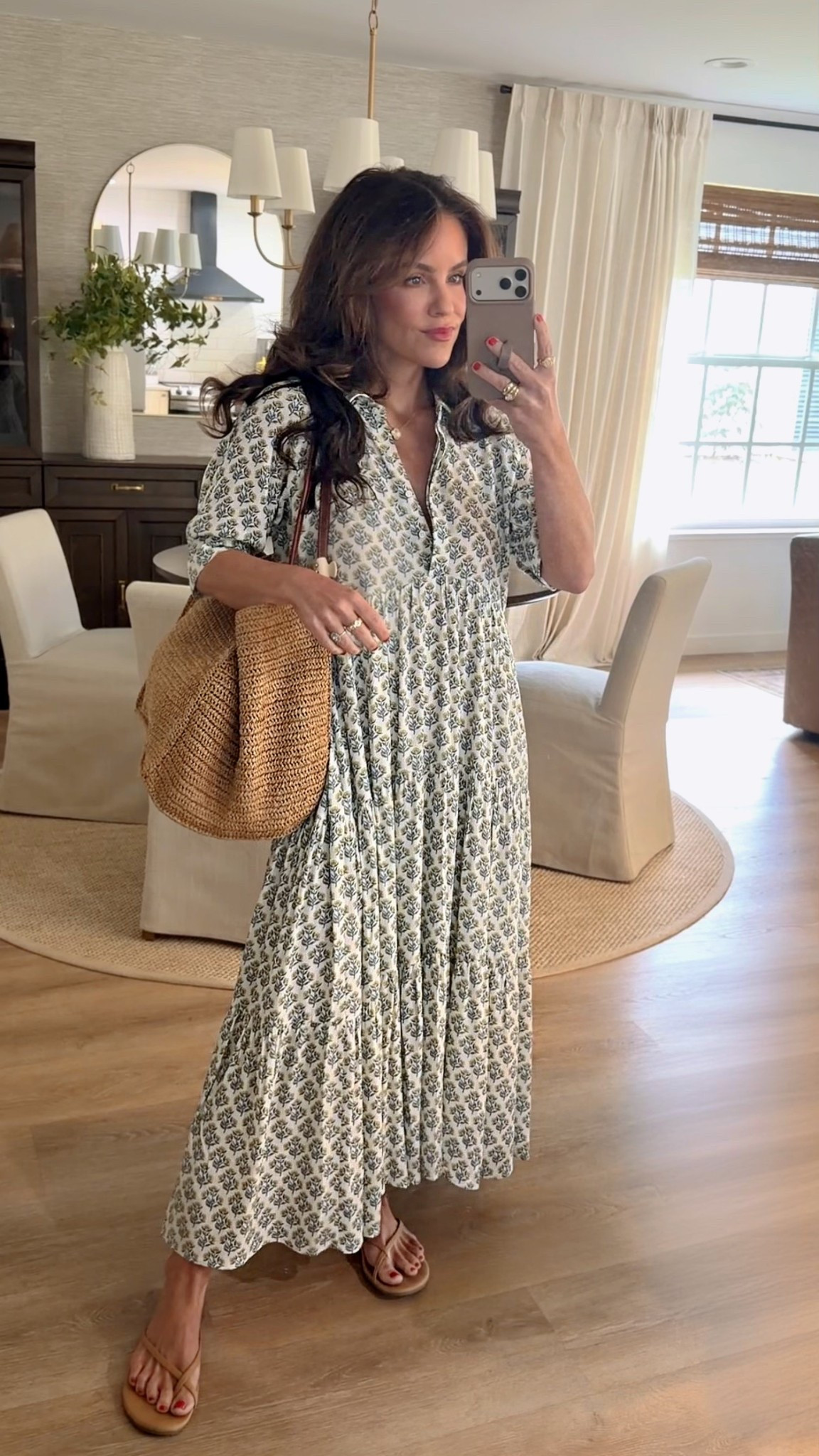 Smitten with this dress! Flowy and so effortless. Wearing a xs 
@Dillards Inc. #maxidress

#LTKgrwm #LTKPetite #LTKootd